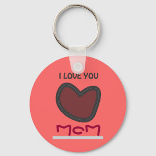 I love You Mom Keychain