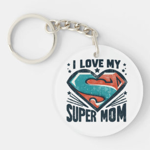 I Love You Mom Keychain