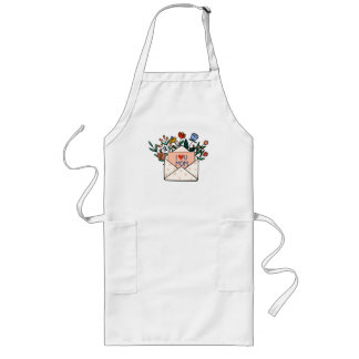I love you mom long apron