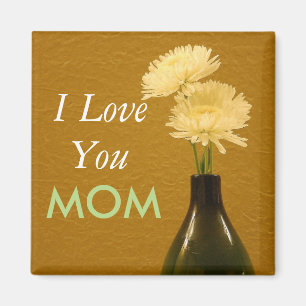 I Love You Mom Magnet
