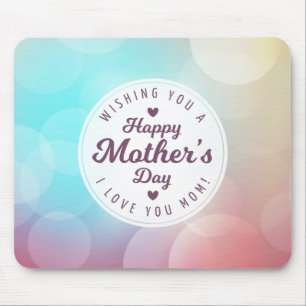 I Love You Mom Mother's Day   Mouse Pad