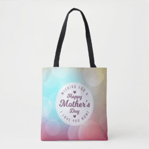 I Love You Mom Mother's Day   Tote Bag