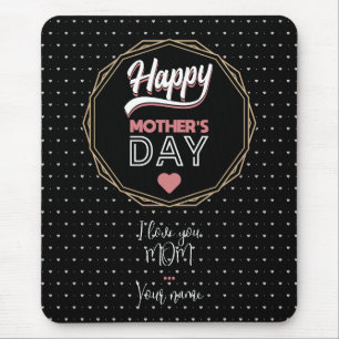 I love you mom mouse pad