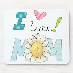 I Love You Mom Mousepad