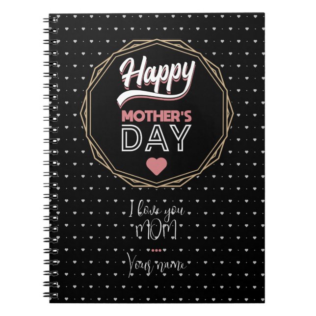 I love you mom notebook (Front)