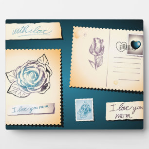 I love you mom, plaque