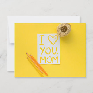 I love you Mom Postcard