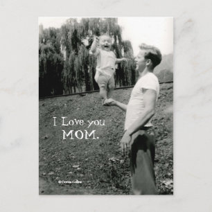 I love you Mom Postcard