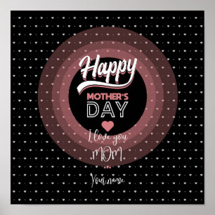 I love you mom poster