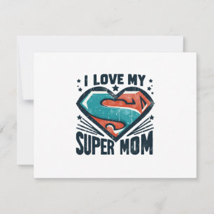 I Love You Mom RSVP Card