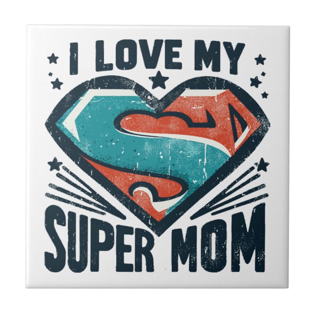  I Love You Mom Tile (Front)