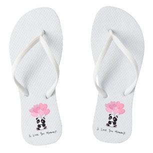 I Love You Mommy Mother's Day Flip Flops