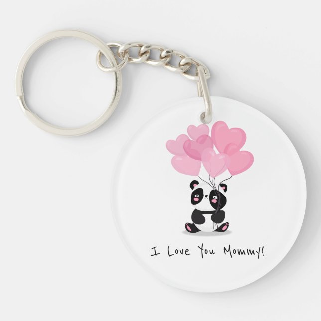 I Love You Mommy Mother's Day | Keychain (Front)