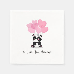 I Love You Mommy Mother's Day   Napkin