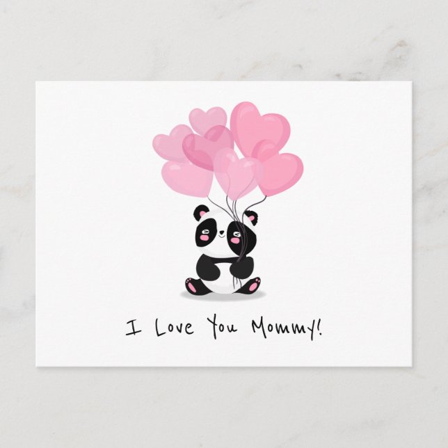 I Love You Mommy Mother's Day | Postcard (Front)