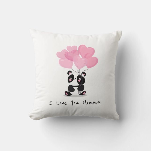 I Love You Mommy Mother's Day | Throw Pillow (Front)
