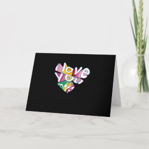 I Love You More Elegant Style  Card