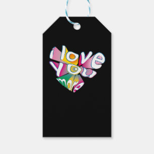 I Love You More Elegant Style Gift Tags