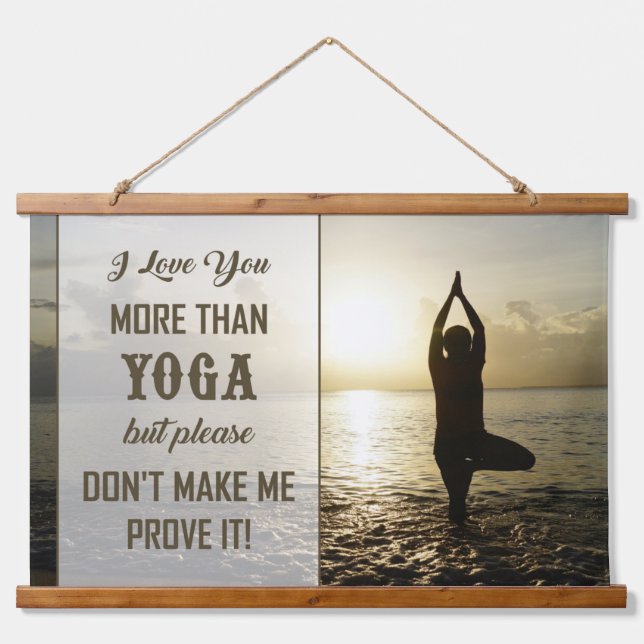 I LOVE YOU MORE... HANGING TAPESTRY (Front)
