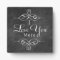 I Love You More Plaque Chalkboard Style