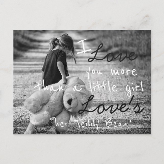 I Love you more Postcard (Front)