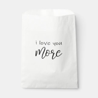 I Love You More Say It All The Time Smiling Love Q Favour Bag