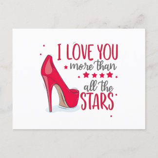 I Love You More Than All The Stars Holiday Postcard