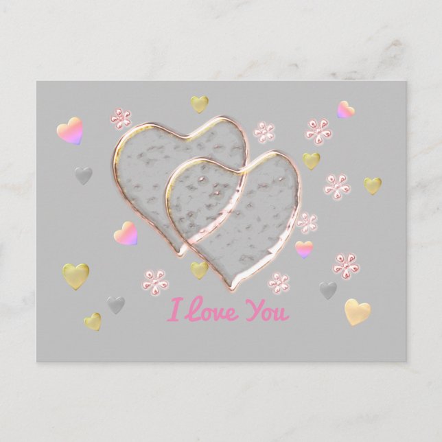 I love you ...more than any words can say. postcard (Front)