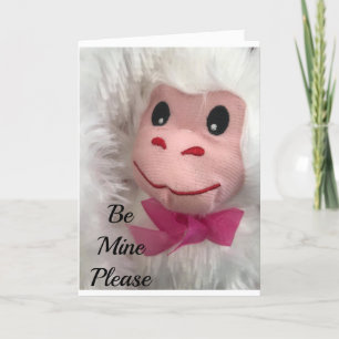 I LOVE YOU "MORE THAN BANANAS" VALENTINE HOLIDAY CARD