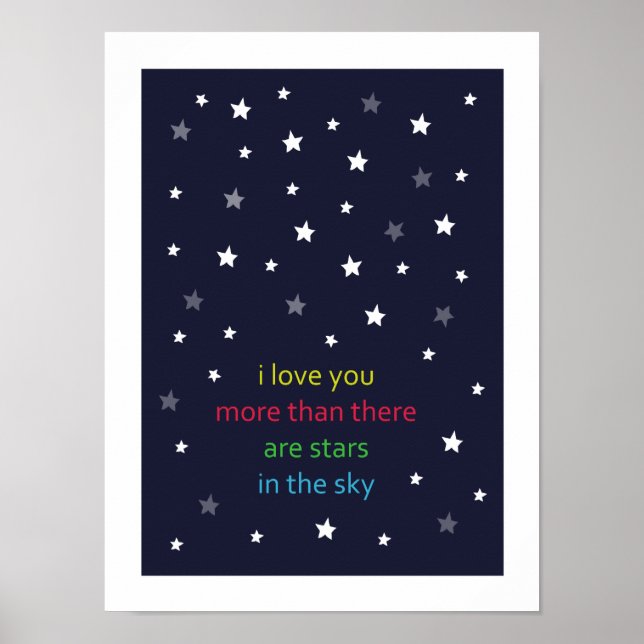 i love you more than there are stars - poster (Front)