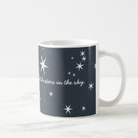I Love You More Whimsical Stars Blue