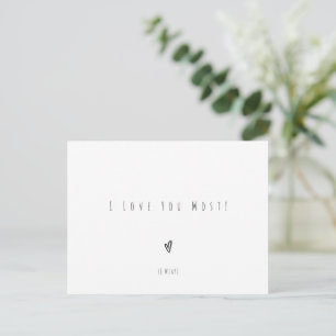 I Love You Most I Win Quote Love Text Card