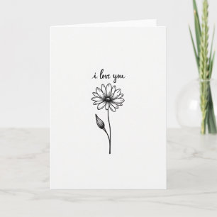 I Love You Mothers Day Card