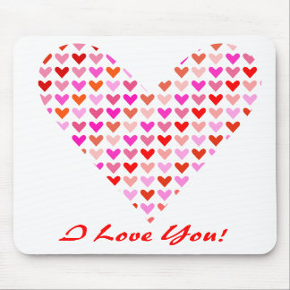 I Love You Mouse pad