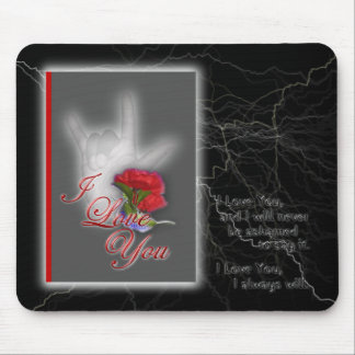 I Love You Mouse Pad