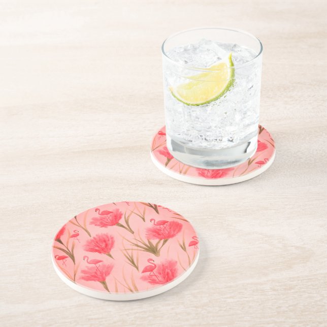 "I love you" MOUSE PAD Coaster (Side)