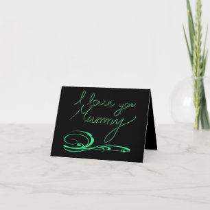 I love you mummy Valentine's Card