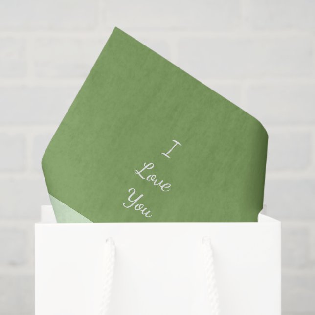 I Love You My Darling Tissue Paper (Gift Bag)