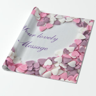 I love you my sweet Valentine with lovely hearts! Wrapping Paper