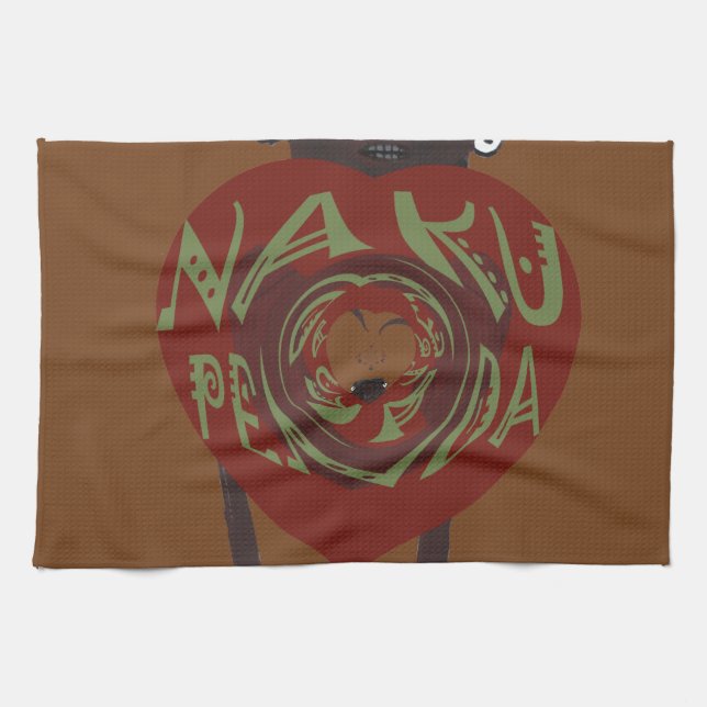 I love You! Nakupenda Sana Kitchen Towel (Horizontal)