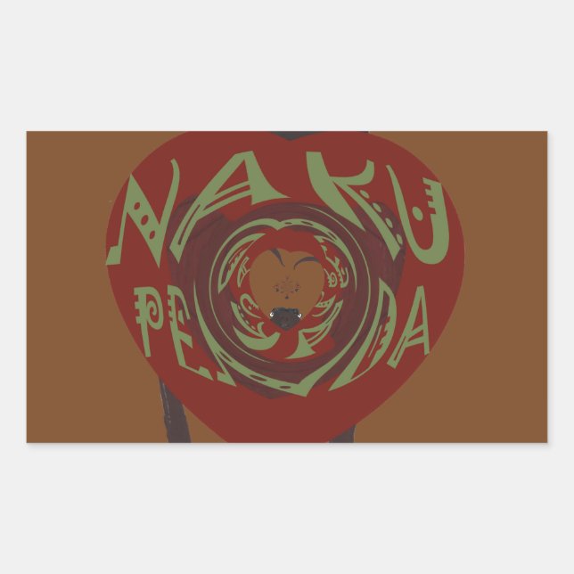 I love You! Nakupenda Sana Sticker (Front)