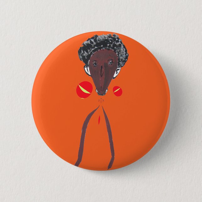 I love you Nakupenda Swahili 2 Inch Round Button (Front)