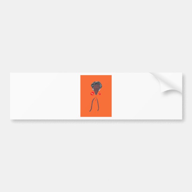 I love you Nakupenda Swahili Bumper Sticker (Front)