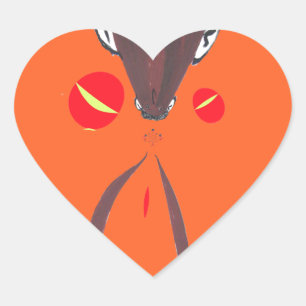 I love you Nakupenda Swahili Heart Sticker