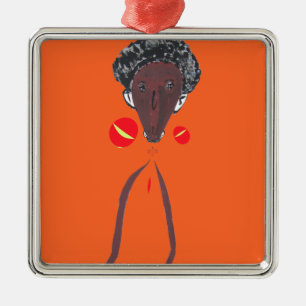 I love you Nakupenda Swahili Metal Ornament