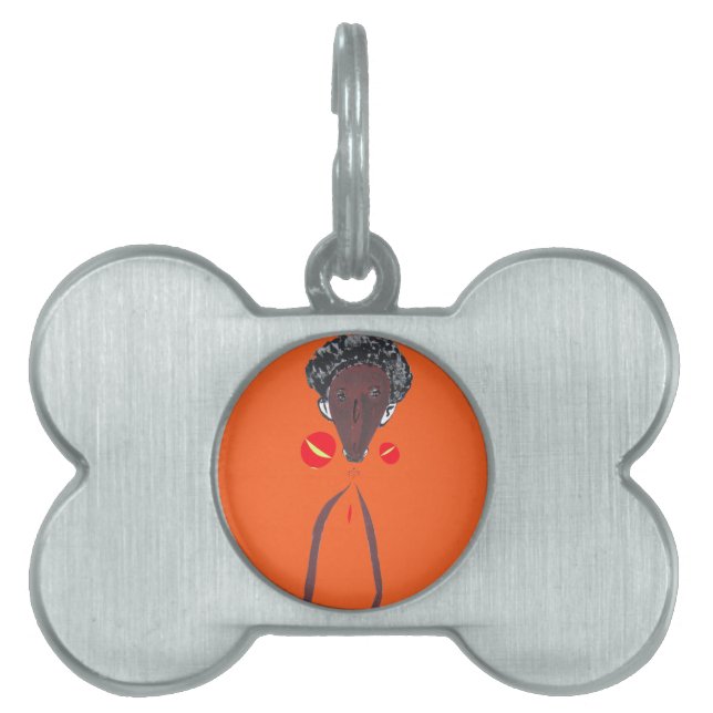 I love you Nakupenda Swahili Pet ID Tag (Front)