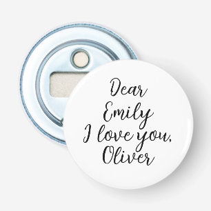  I Love You Name Template Bottle Opener