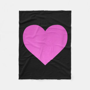 I Love You Nk Purple Heart Valentine's Day Emotico Fleece Blanket