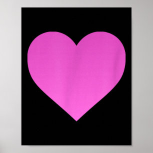 I Love You Nk Purple Heart Valentine's Day Emotico Poster