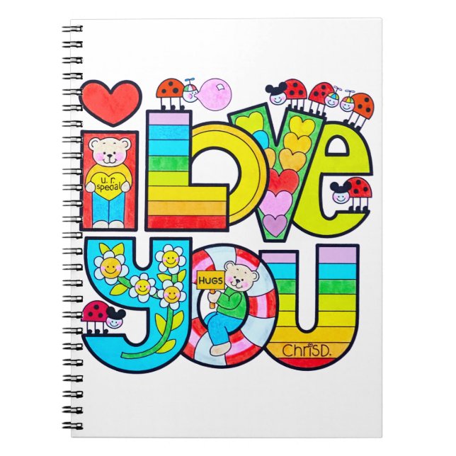 I Love You Notebook (Front)
